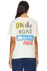 Daydreamer - Willie Nelson On The Road Again Boyfriend Tee