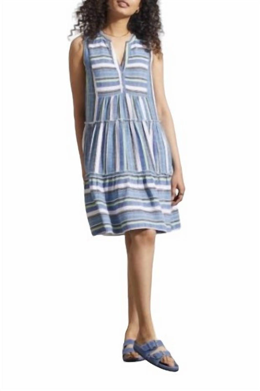 Tribal - Sleeveless Tiered Dress