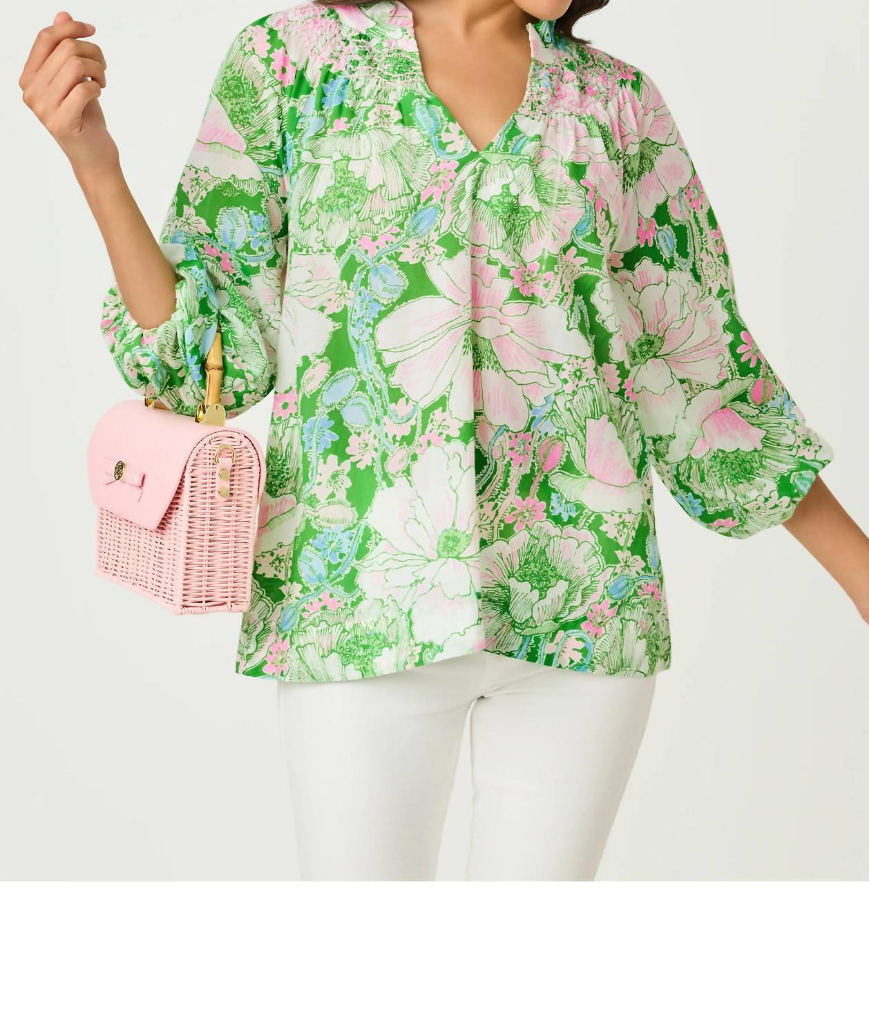 Lilly Pulitzer - Lourdes Ruffle Top