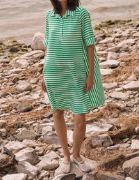 Joseph Ribkoff - Striped Trapeze Dress