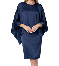 Posh - Capelet Mini Dress With Overlay