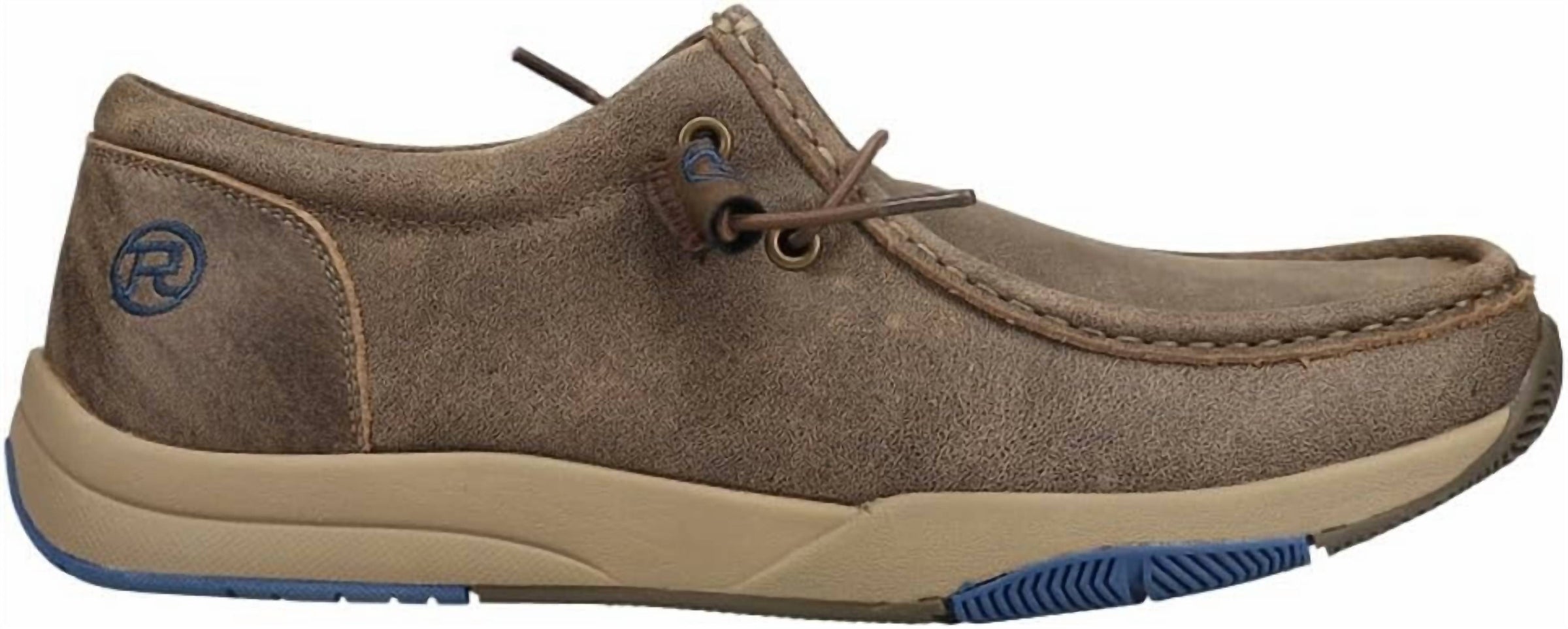 ROPER Men's Clearcut Colorpop Jogger Shoe in brown blue - men's sneaker