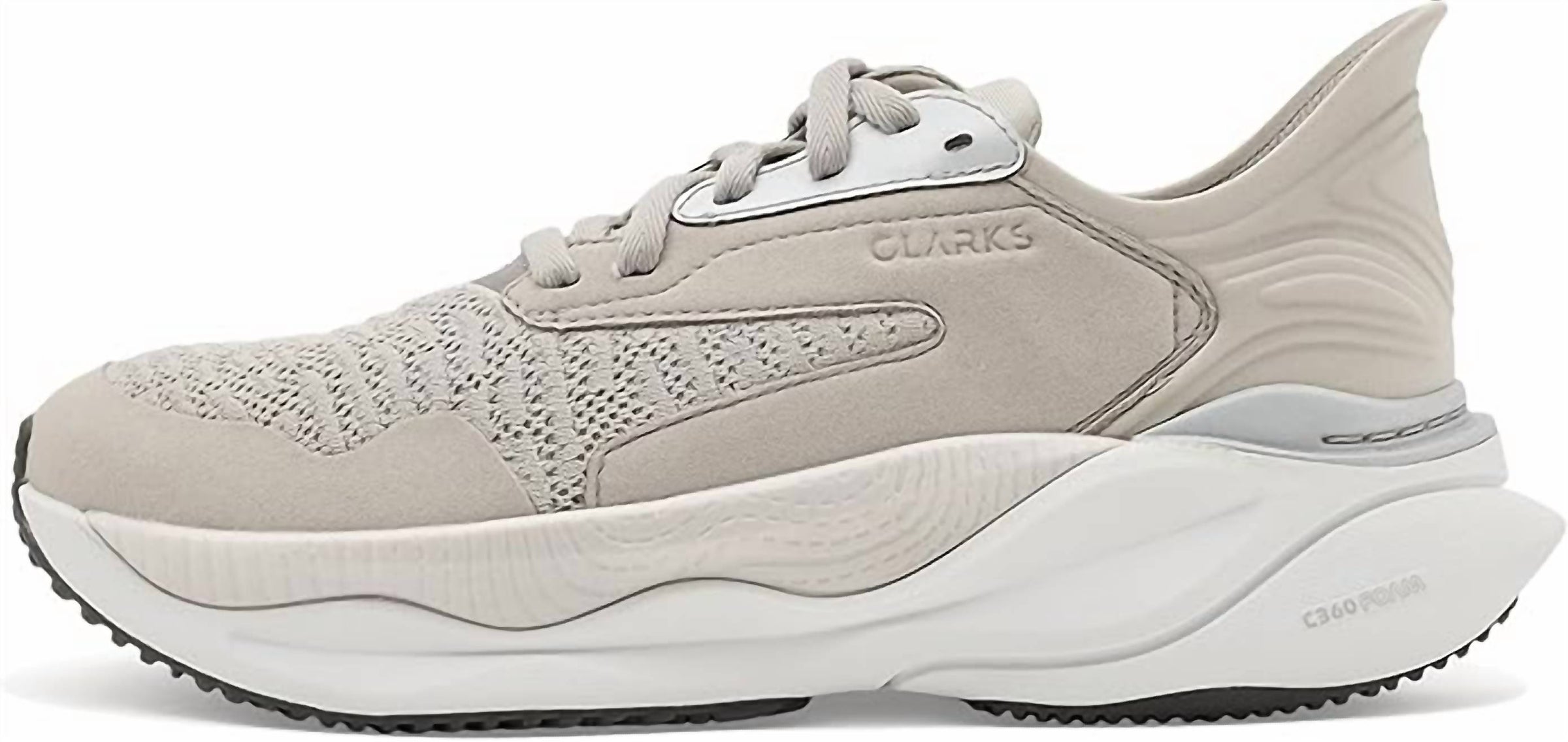 Clarks WOMENS PACE SNEAKER in grey - women's sneaker - view 6