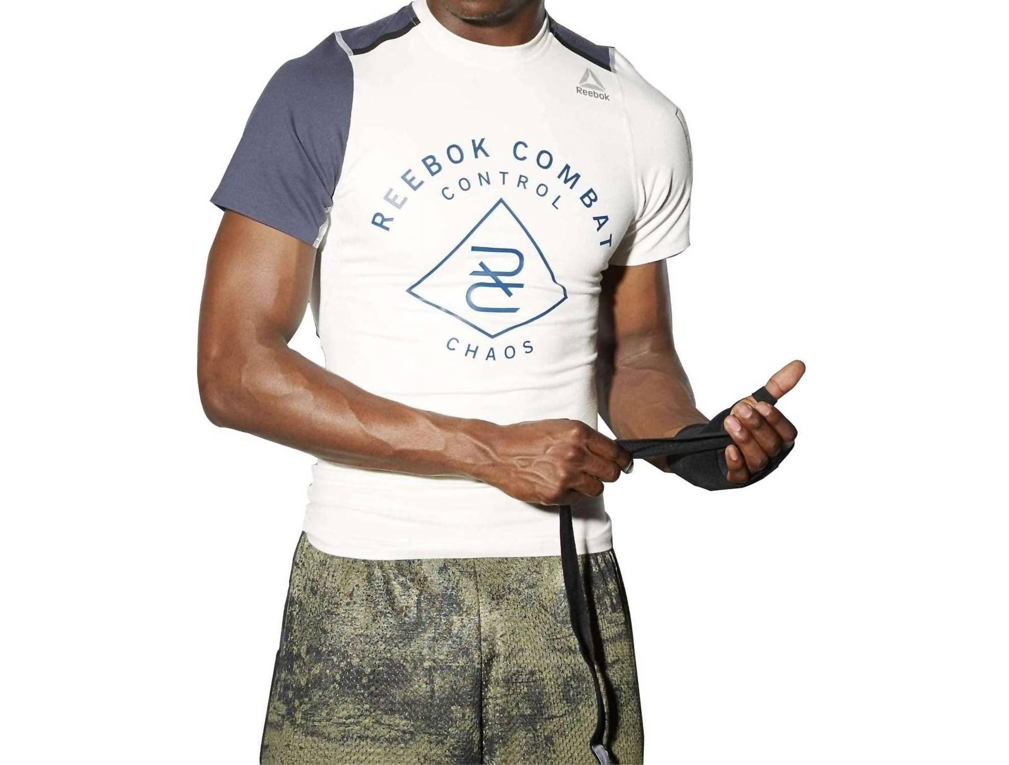 Reebok - Men's Combat Training Short Sleeve Performance Top