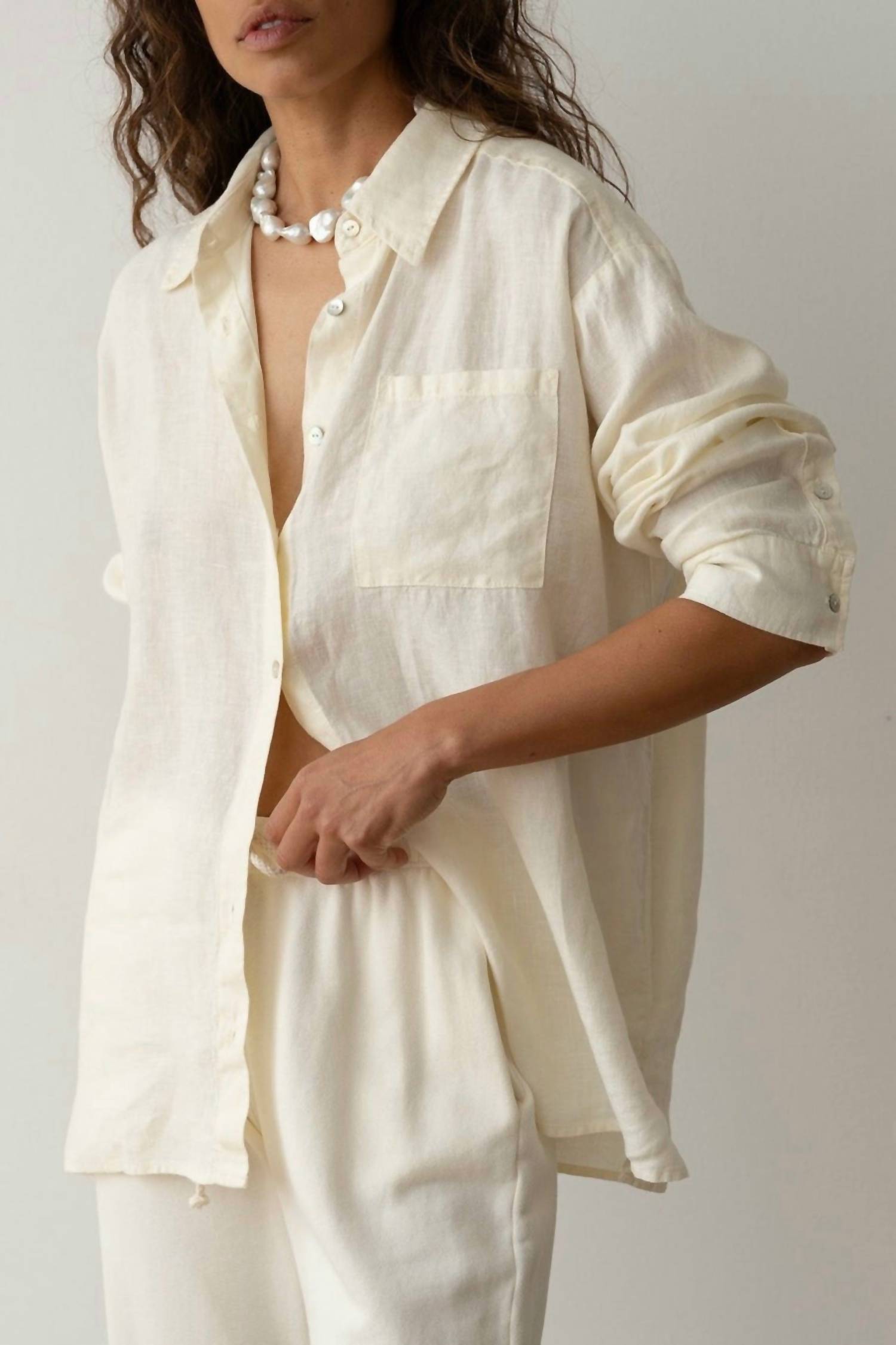 Donni. - Linen Relaxed Shirt