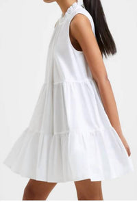 Rhodes Poplin Sleeveless Tiered Dress
