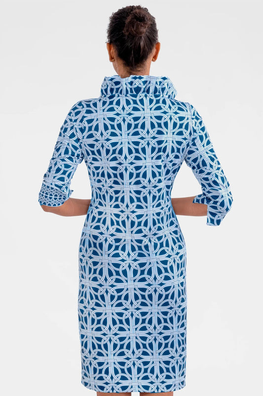 Gretchen Scott - Women's Ruffleneck Dress