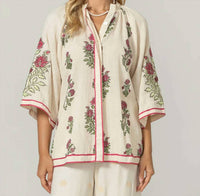 Miss June Paris - Grace Floral Blouse