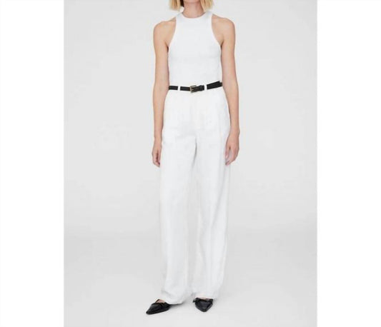 Anine Bing - Carrie Linen Blend Pants