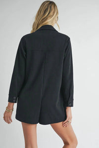 Sadie & Sage - Long Sleeve Corduroy Romper