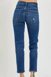 Risen - Mid Rise Tapered Jeans