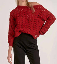 Elan - Adrienne Crochet Sweater