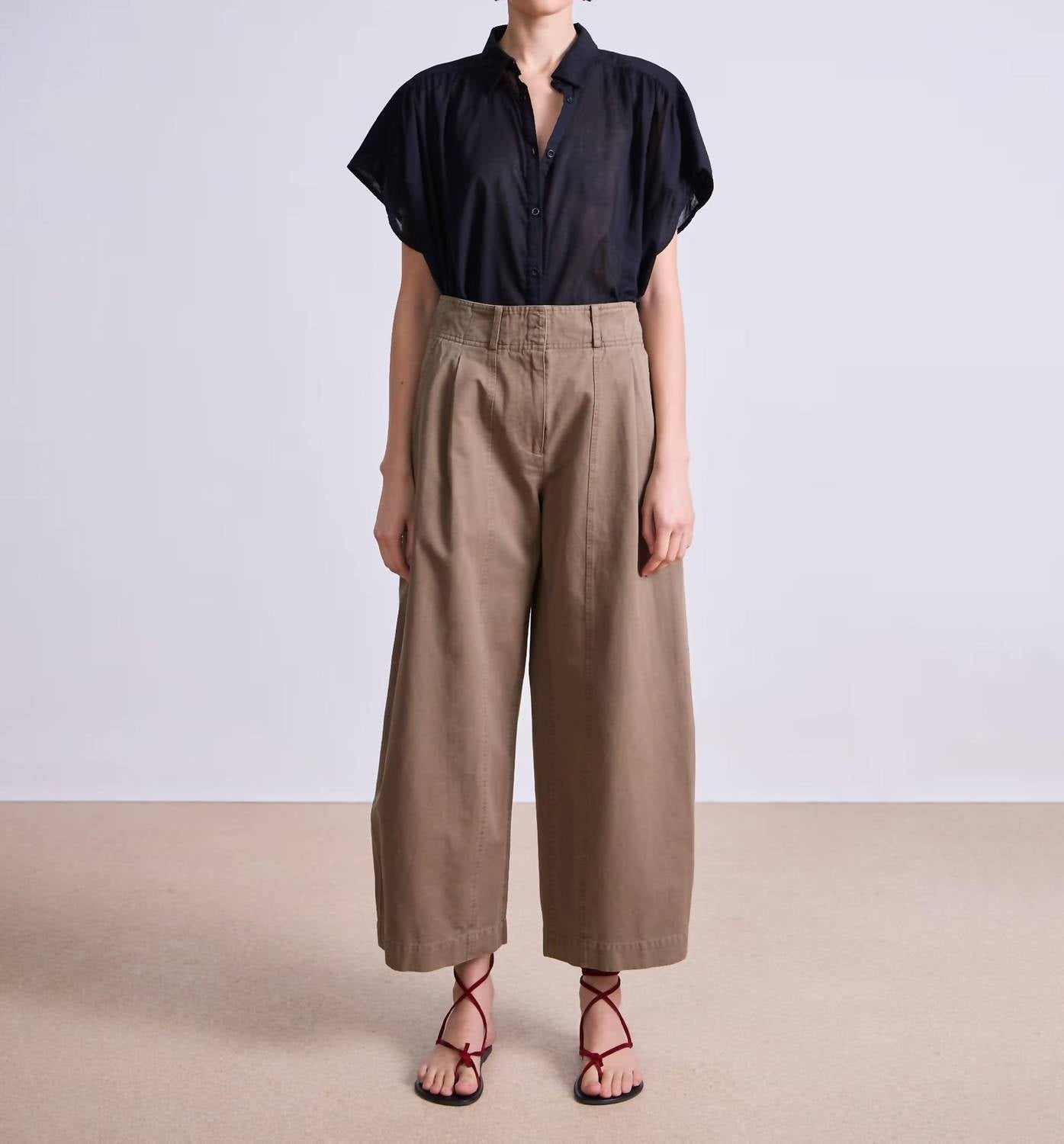 Apiece Apart - Cropped Cybil Trouser Pants