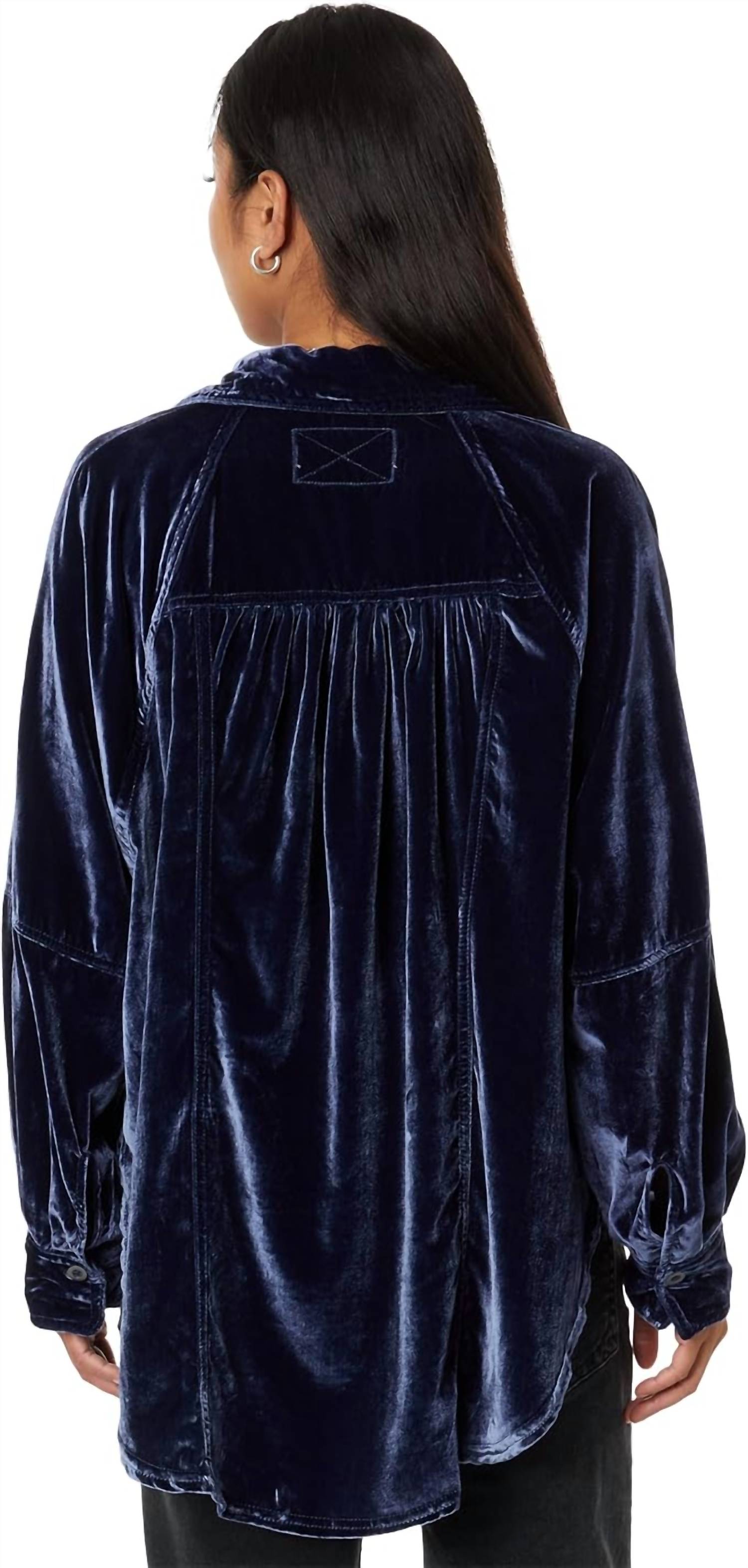 Free People - Night Skies Velvet Top