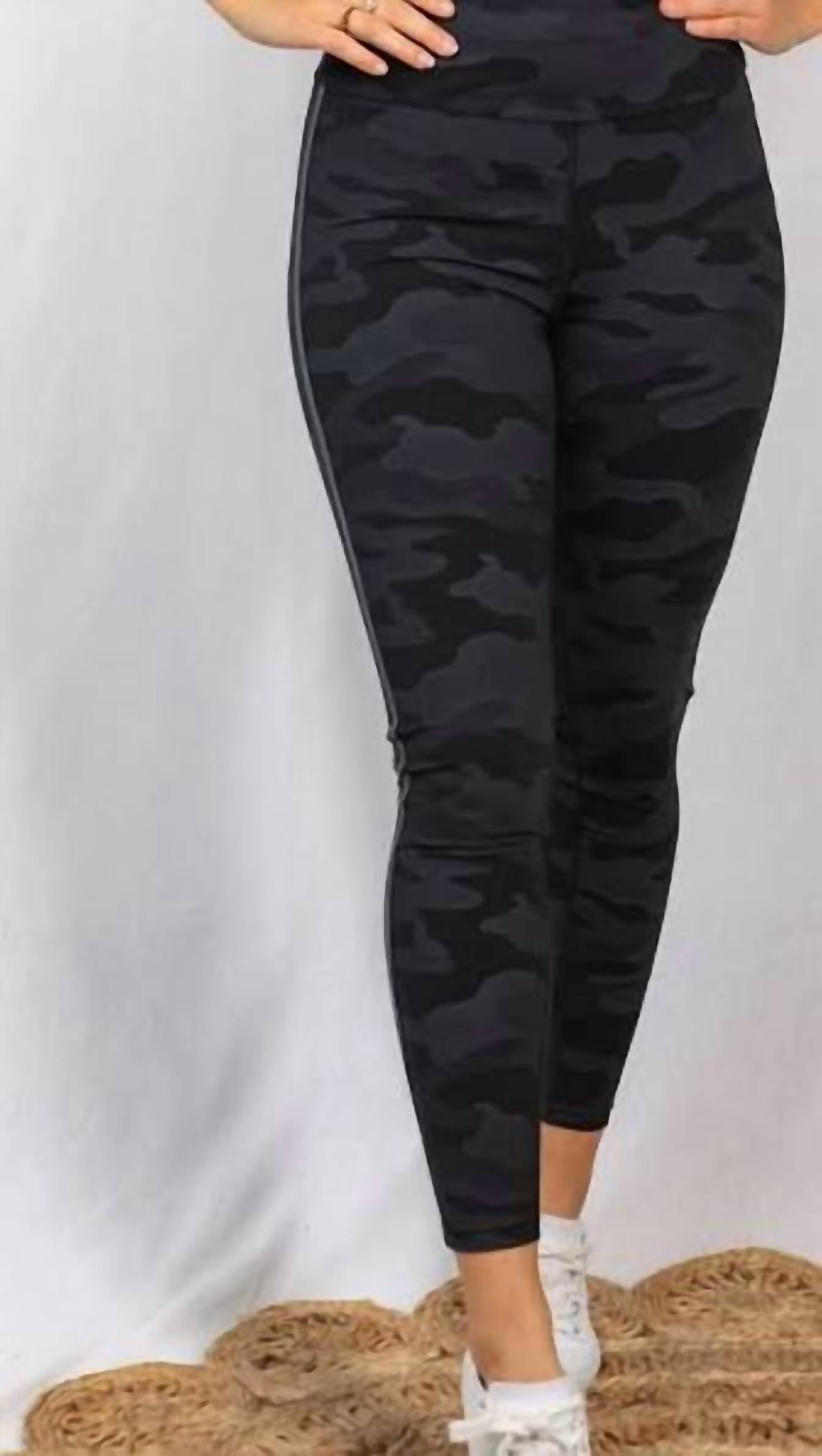 White Birch - Striped Tape Leggings