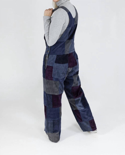 Gypsy Rose - Patchwork Corduroy Overalls