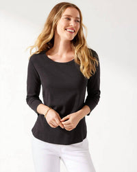 Tommy Bahama - Ashby Isles Rib Quarter Sleeve Top