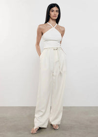 Enza Costa - Cropped Halter Tank Top