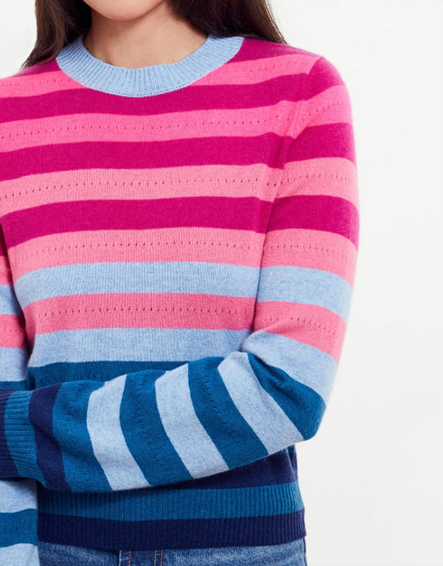 &Isla - Ariana Stripe Crew Top