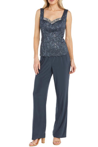 R&M Richards - Lace 3 Piece Evening Pant Set