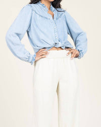 Suncoo - Lorena Denim Blouse