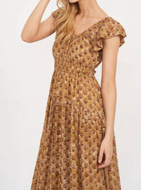 Marea - Jane Lillie Tinsel Midi Dress