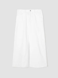 Eileen Fisher - Garment-dyed Denim A-line Skirt