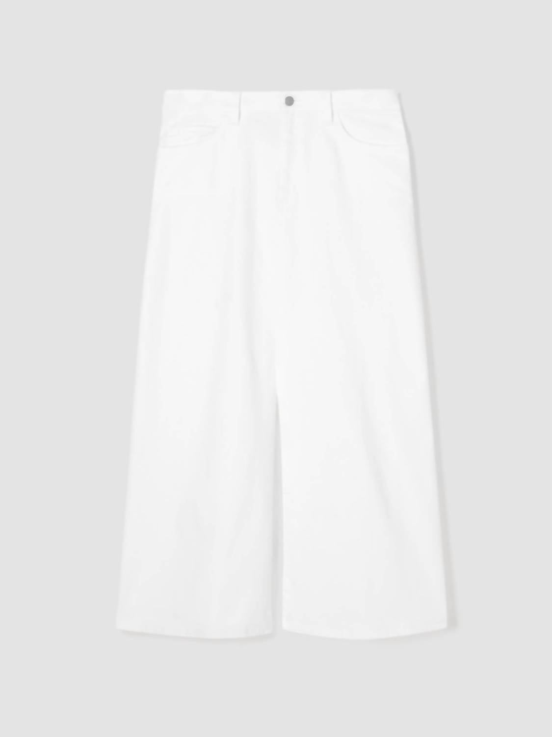 Eileen Fisher - Garment-dyed Denim A-line Skirt