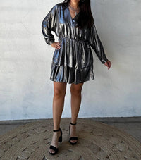 Umgee - Gunmetal Mini Dress