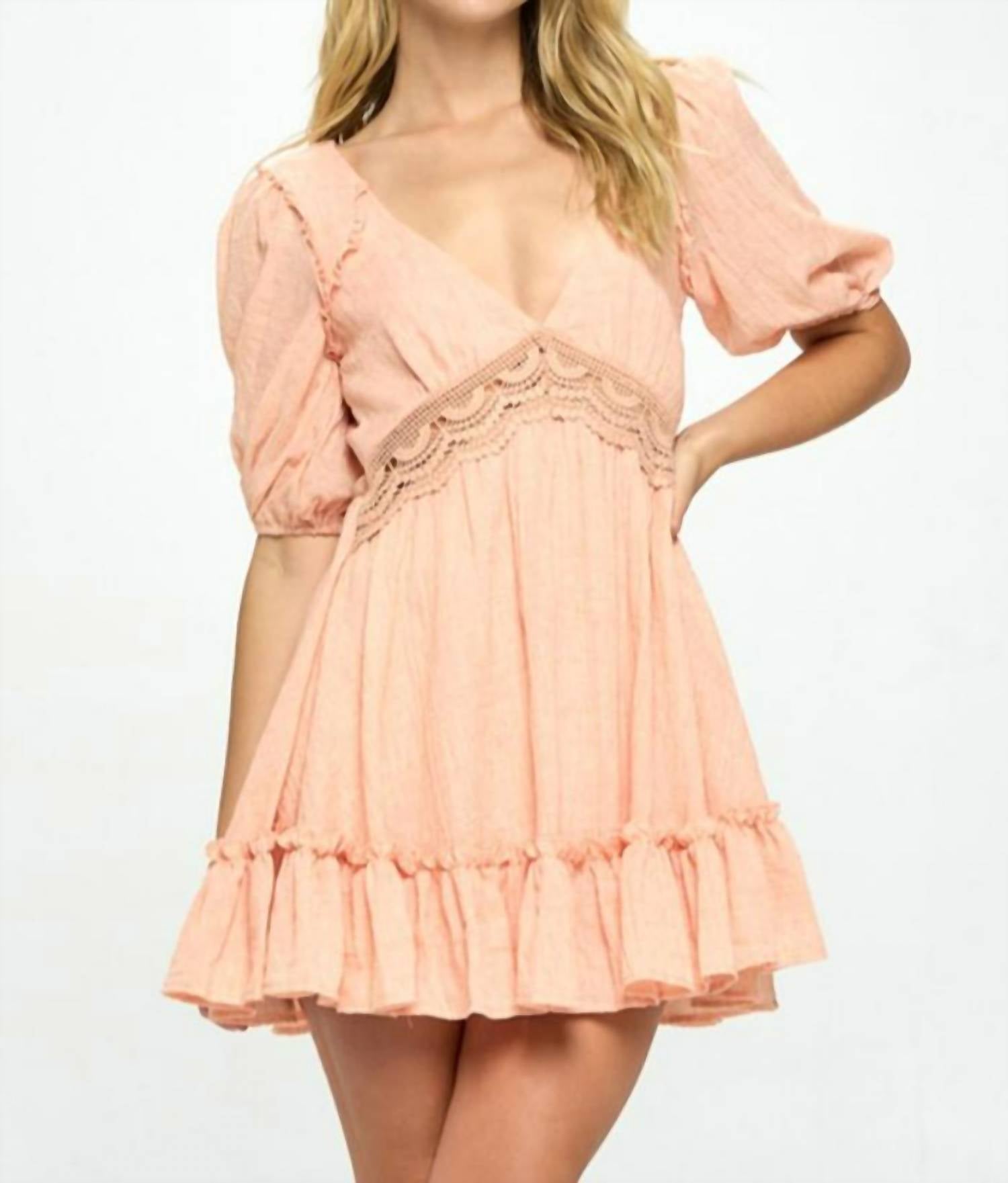 Saints + Secrets - Sunday Brunch Mini Dress