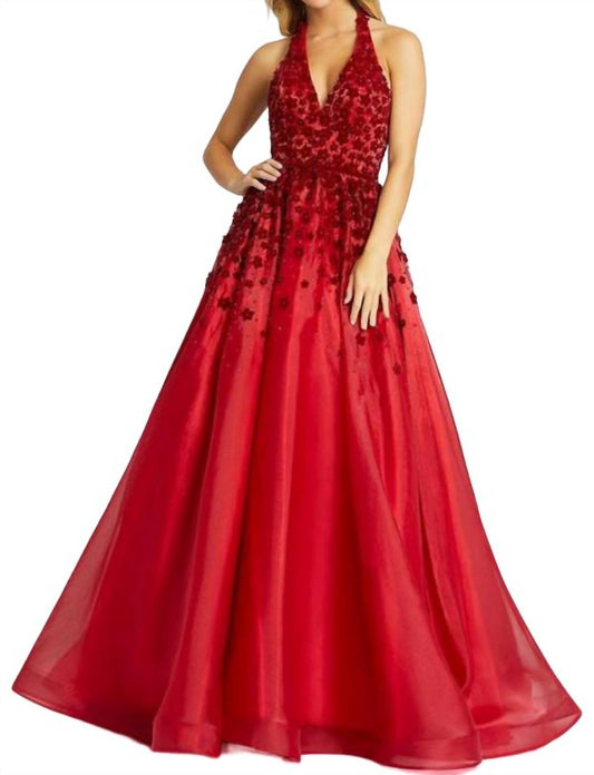 Halter Ball Gown