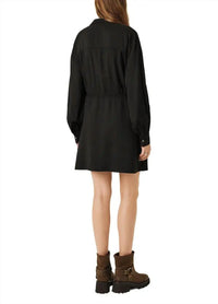 Ba&Sh - Bowo Long Sleeve Mini Shirt Dress