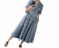 Never A Wallflower - Never a Wallflower Short Sleeve Shirt Dress