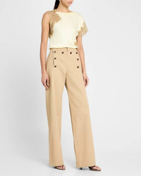 A.L.C. - Lace One Sleeve Top