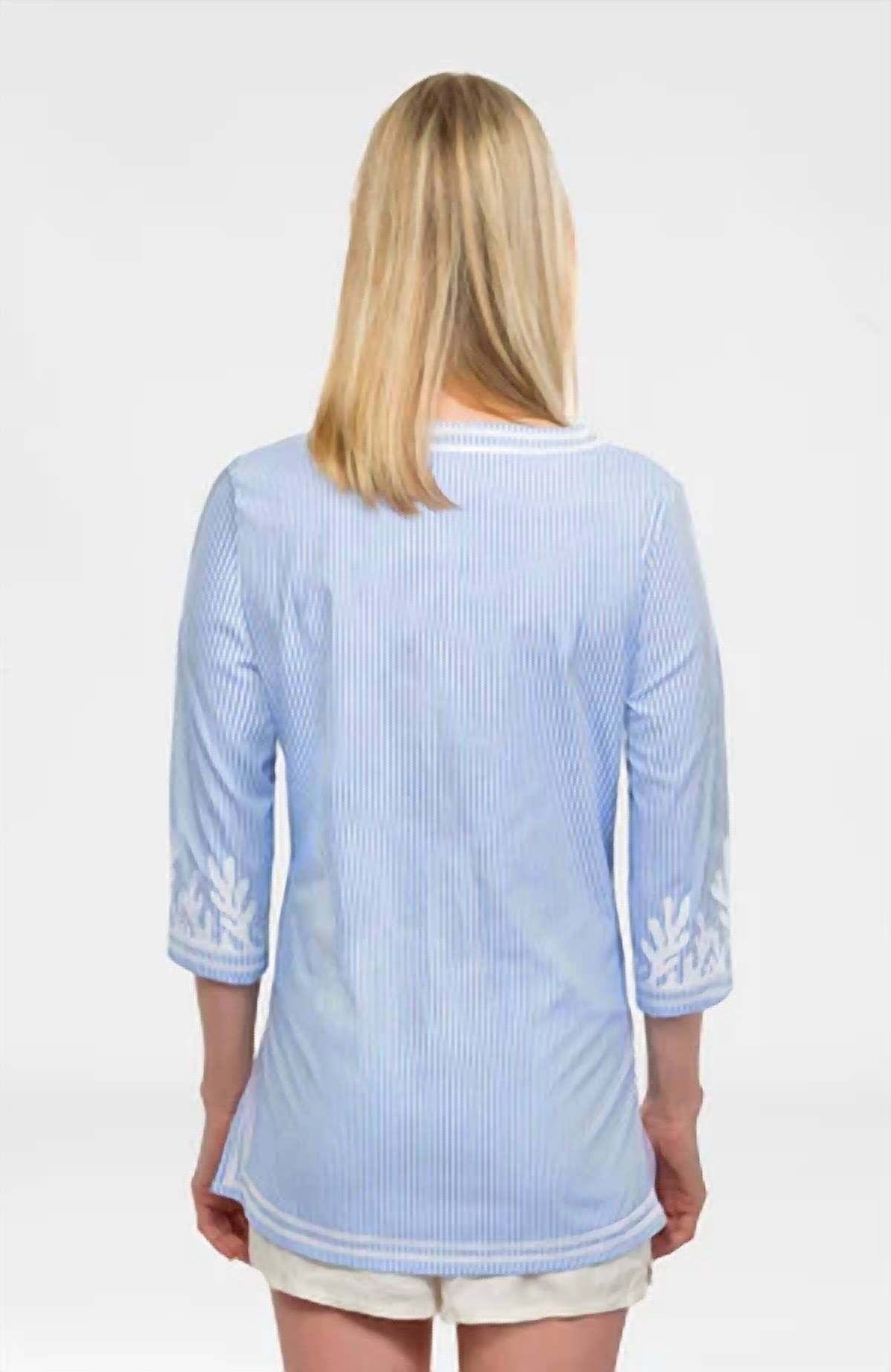 Gretchen Scott - The Reef Pinstripe Tunic