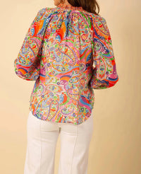 Hale Bob - Long Sleeve Print Top