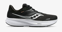 SAUCONY Men's Ride 16 Shoe in black white - men's shoe