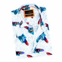 Eight X - Surfing With The Alien Short Sleeve Button Down Shirt