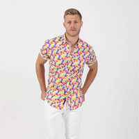 Eight X - Colorful Globes Short Sleeve Shirt