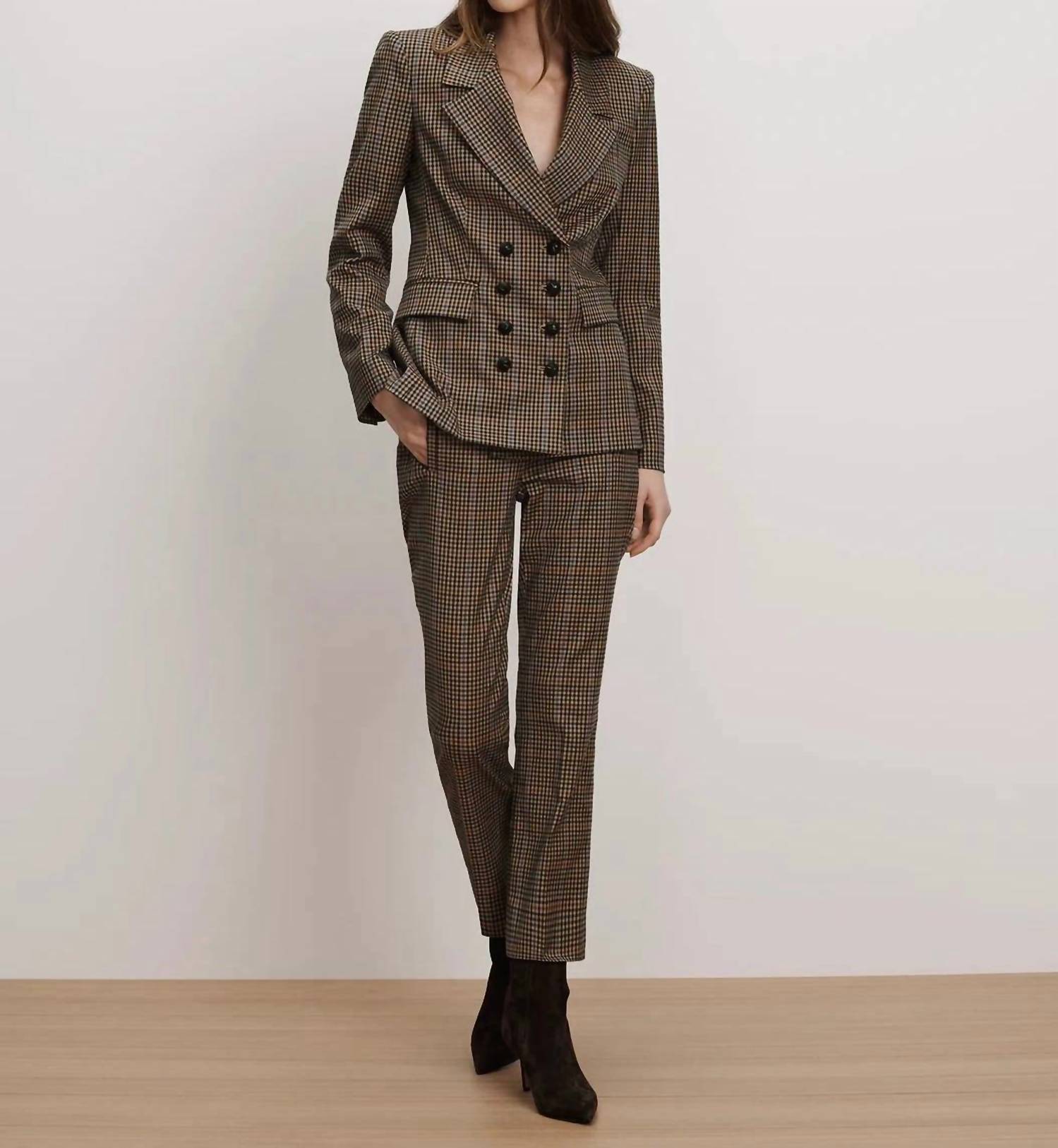 Veronica Beard - Arte Cropped High-waisted Pant