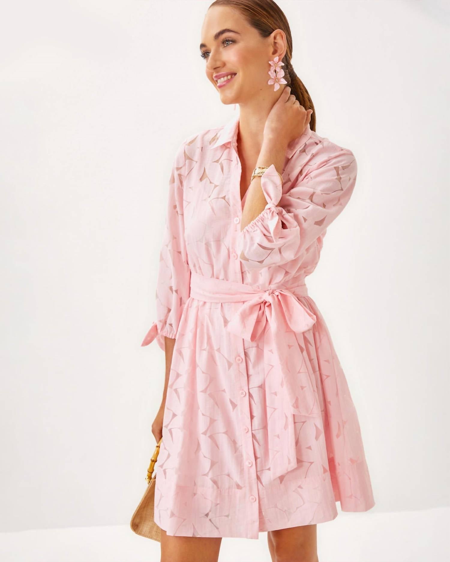 Lilly Pulitzer - Amrita 3/4 Sleeve Shirt Dress