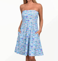 Southwind Laguna Dress in fins - women's dress