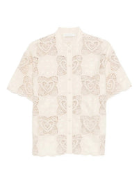 Zimmermann Wanderlust Shirt in cream ivory - women's shirt - view 4