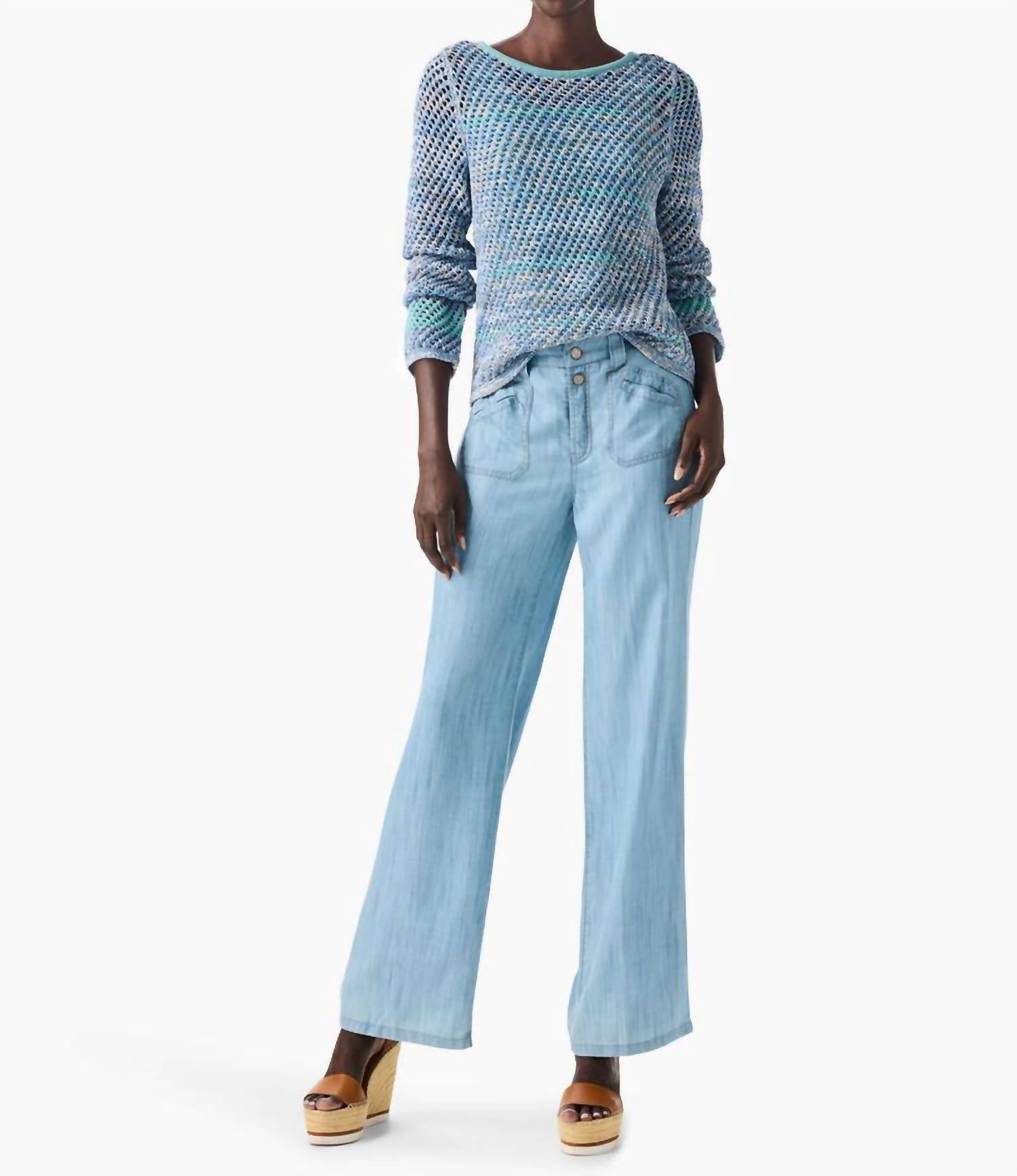 Nic + Zoe - Crochet Surf Sweater