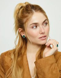 Unode50 - Oval Stud Earrings