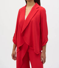 Joseph Ribkoff - Open Front Flared Blazer Jacket