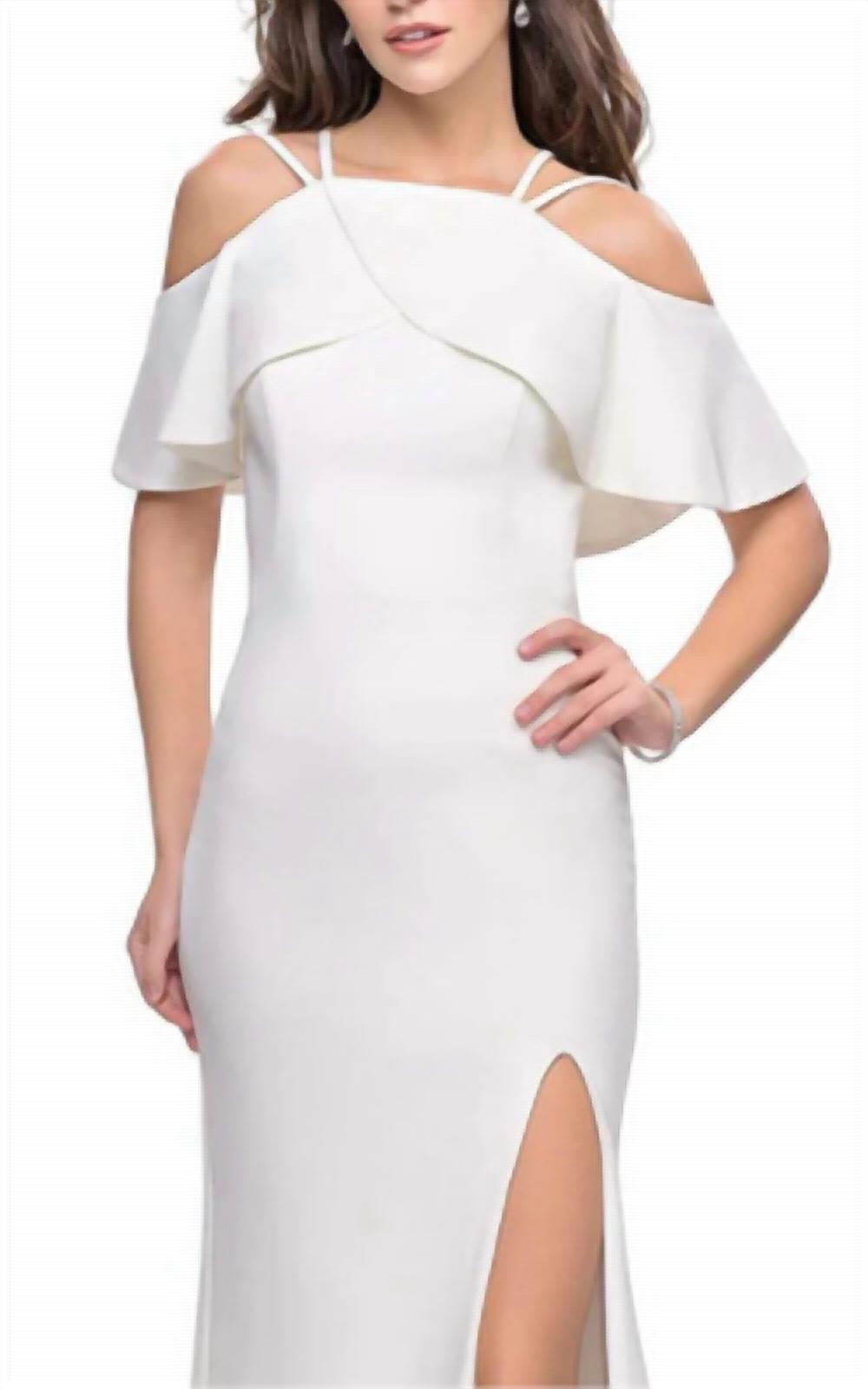 La Femme - La Femme Off The Shoulder Gown