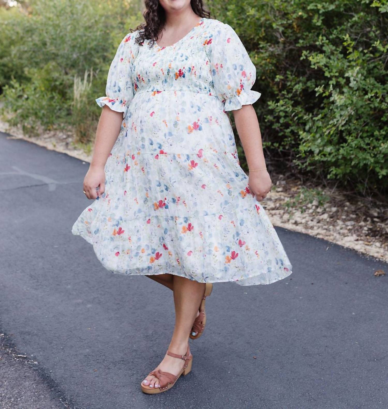 Fehrnvi - Leilani Midi Dress - Plus Size