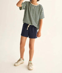 Cozmo - Enea Striped Terry T-shirt