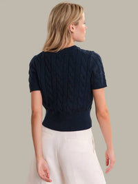 525 America - Clara Cable Knit Top